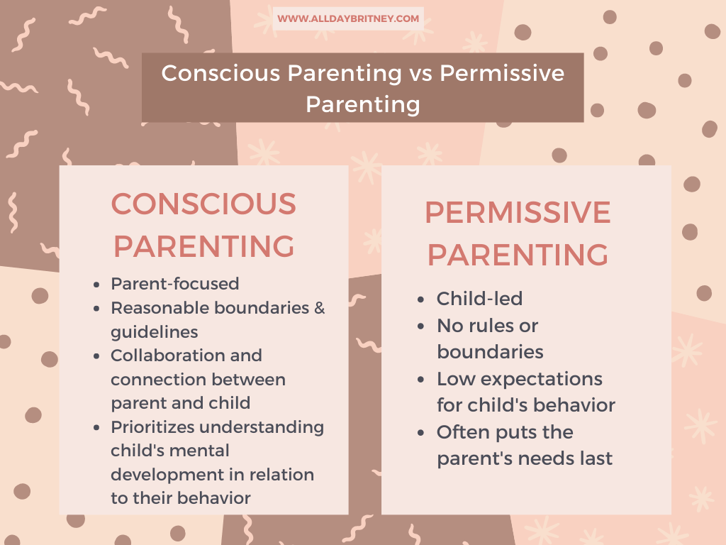 conscious parenting vs permissive parenting