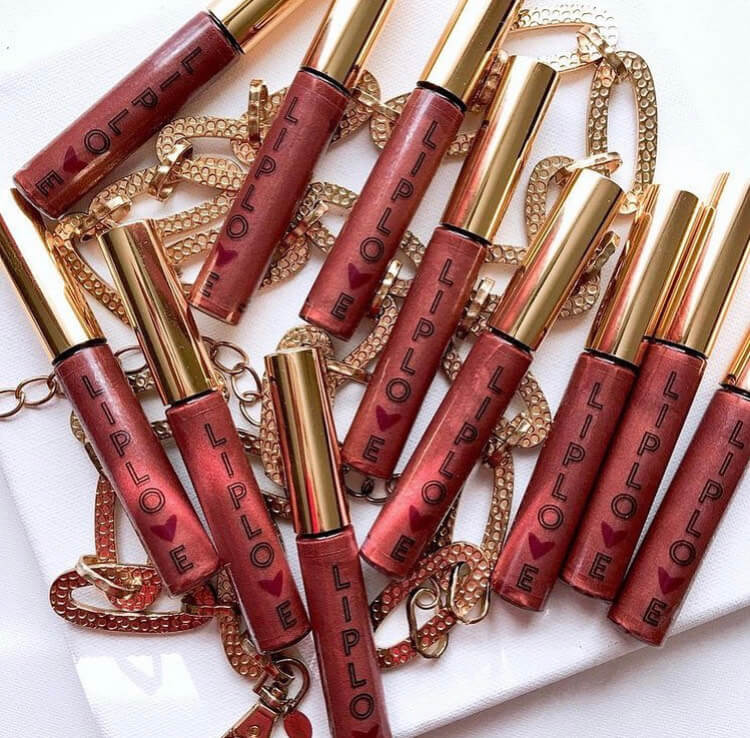 pink lip glosses from black owned makeup brand, lip love