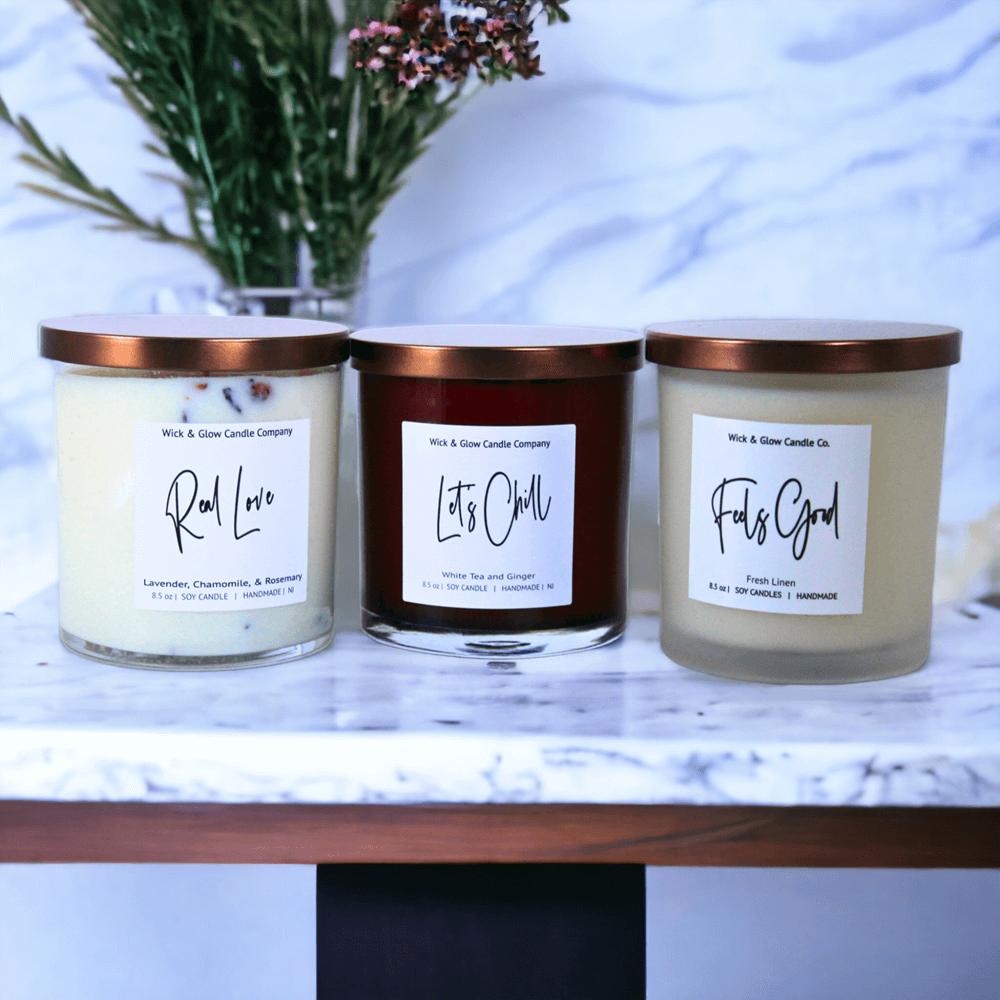 black owned etsy gifts candle set 
