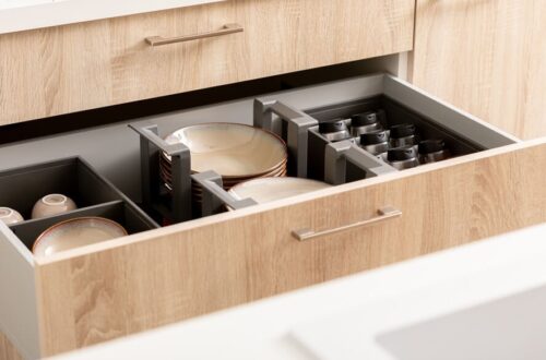 well organized kitchen drawer